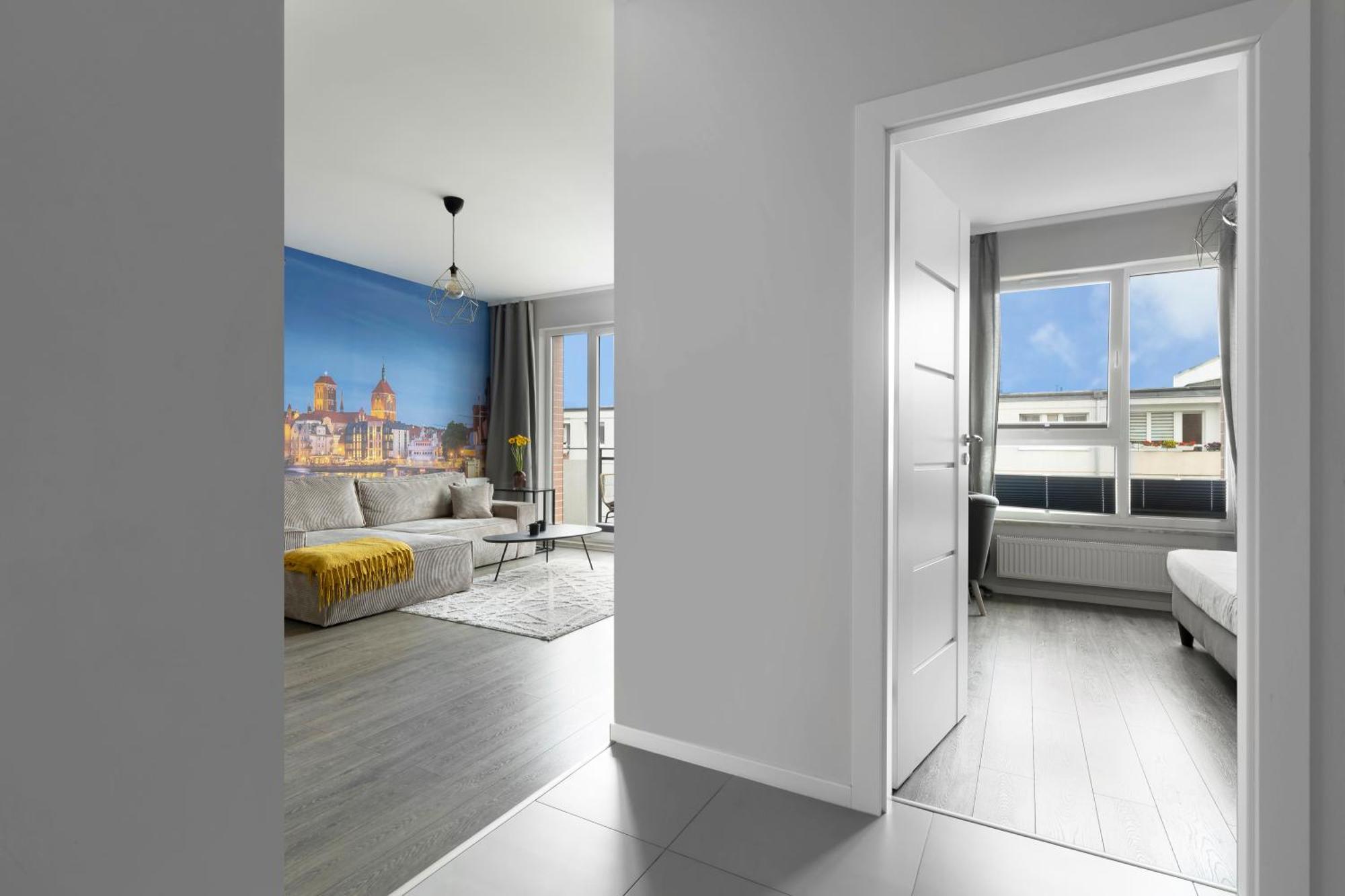 Blue Raven Downtown Apartments Гданьск Экстерьер фото