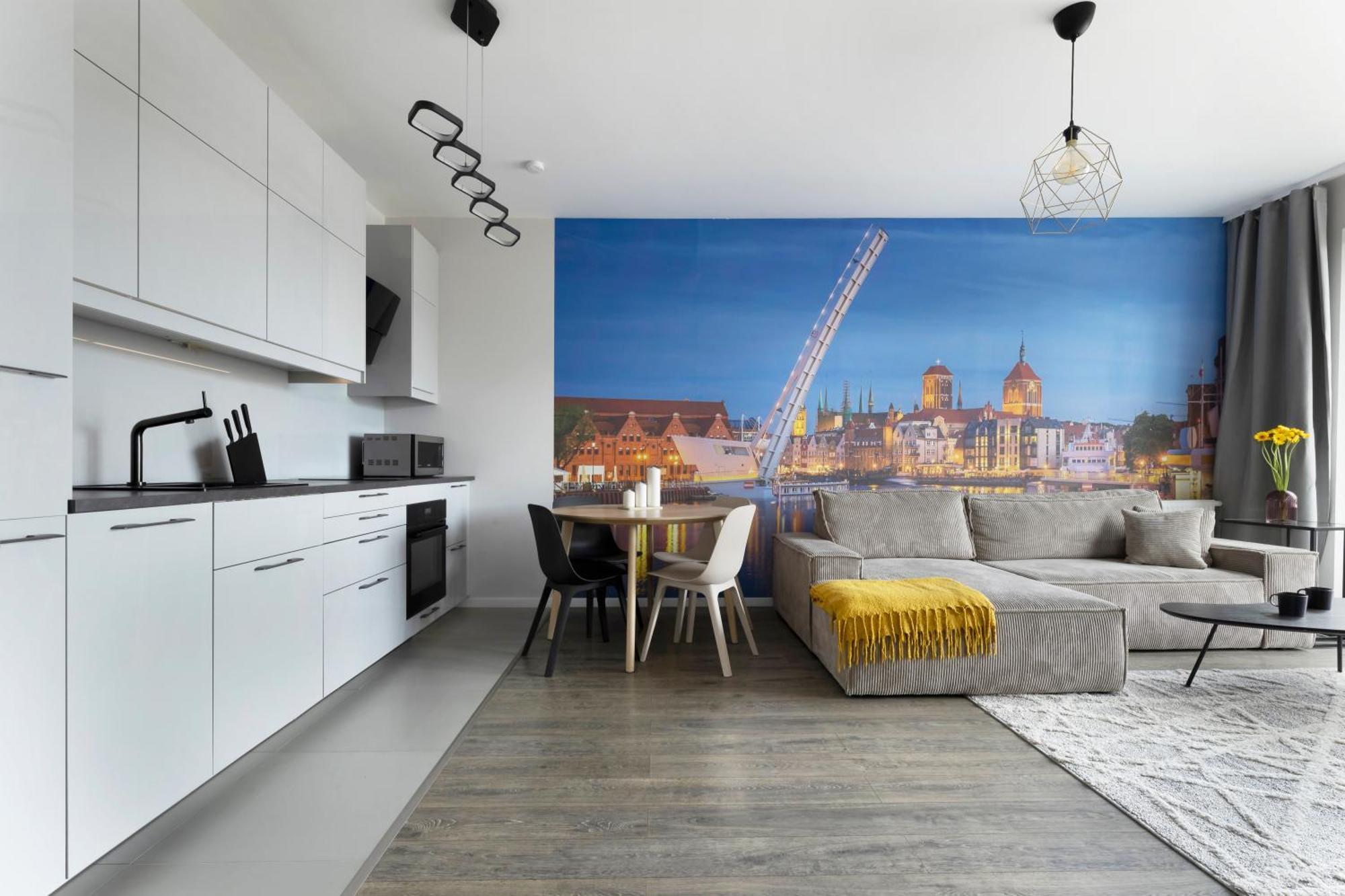 Blue Raven Downtown Apartments Гданьск Экстерьер фото